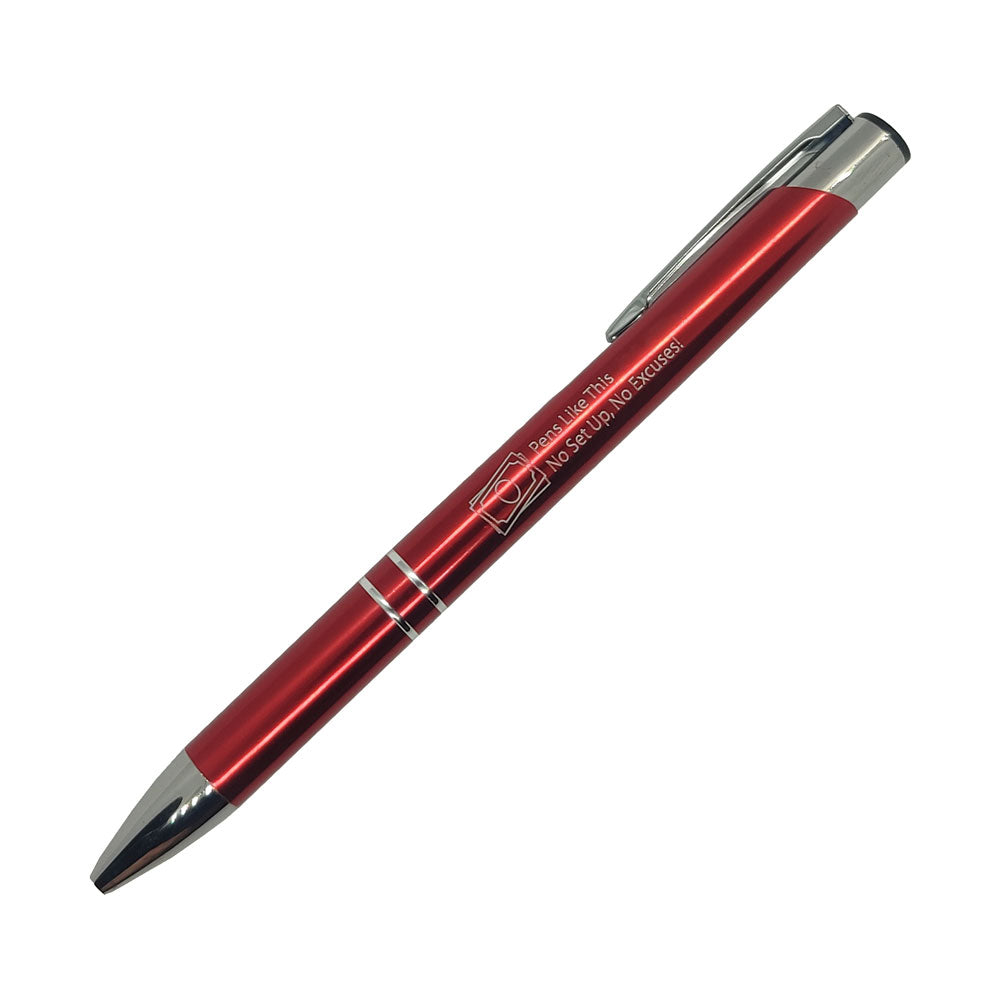 Glossy Pens Laser Engraved