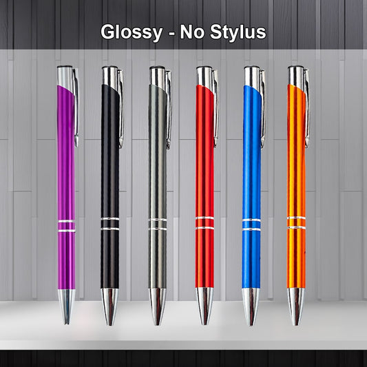 Glossy Pens Laser Engraved