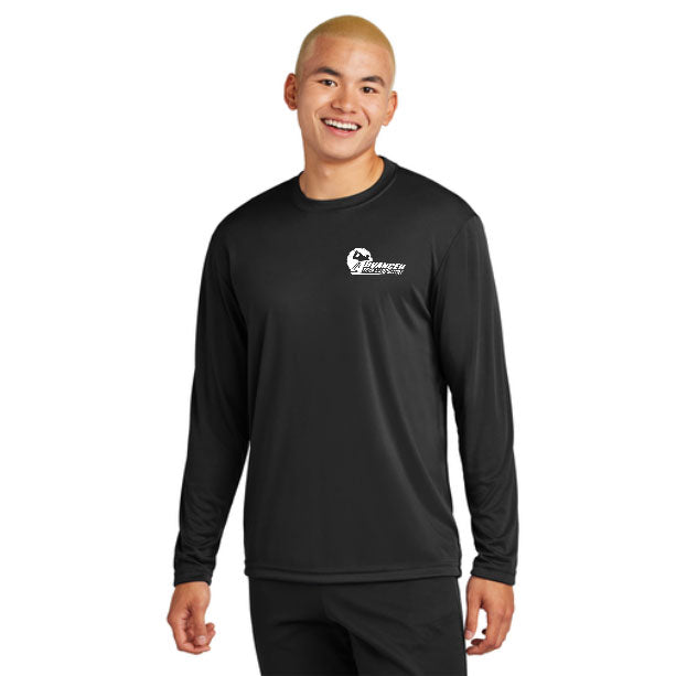 Long Sleeve Dri-Fit Sport-Tek ST350LS DTF Front & Back
