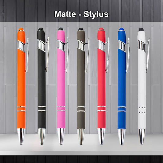 Matte Pens Laser Engraved