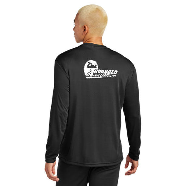 Long Sleeve Dri-Fit Sport-Tek ST350LS DTF Front & Back