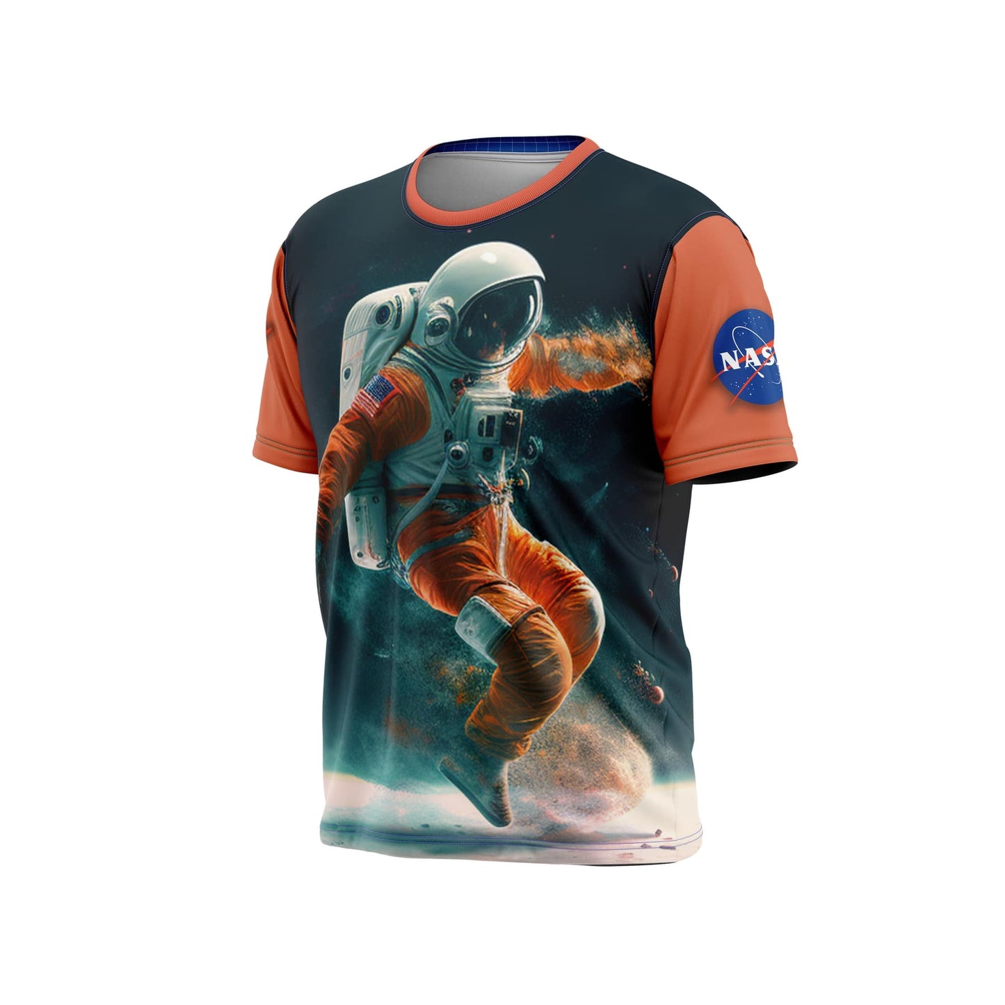 FDS Men's Polyester T-Shirt Crew Neck