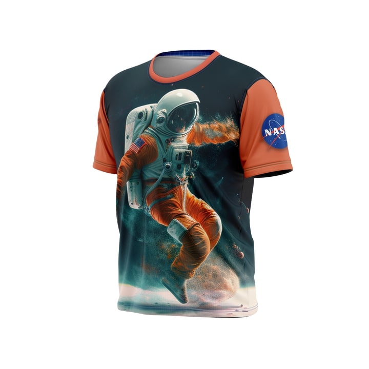 Custom Printed Men's Crew Neck Polyester T-Shirt (1 piece)