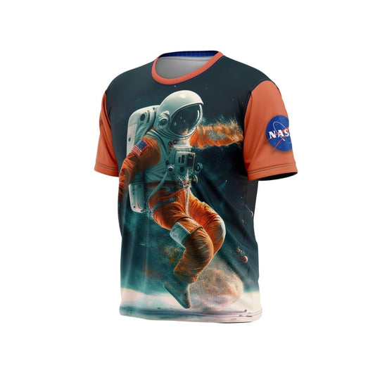 Custom Printed Men's Crew Neck Polyester T-Shirt (1 piece)