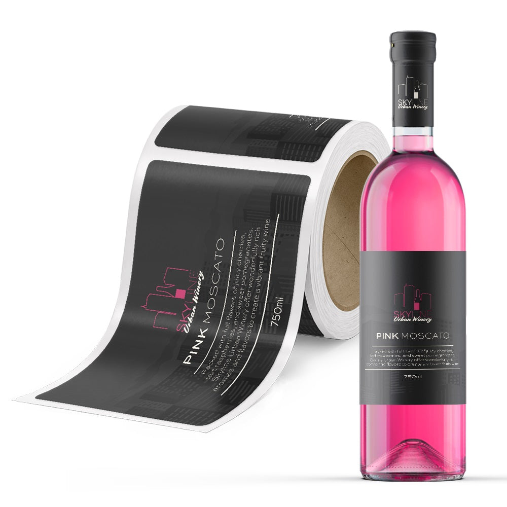 Rectangular Labels & Stickers With Rounded Corners, 60lb Gloss Label