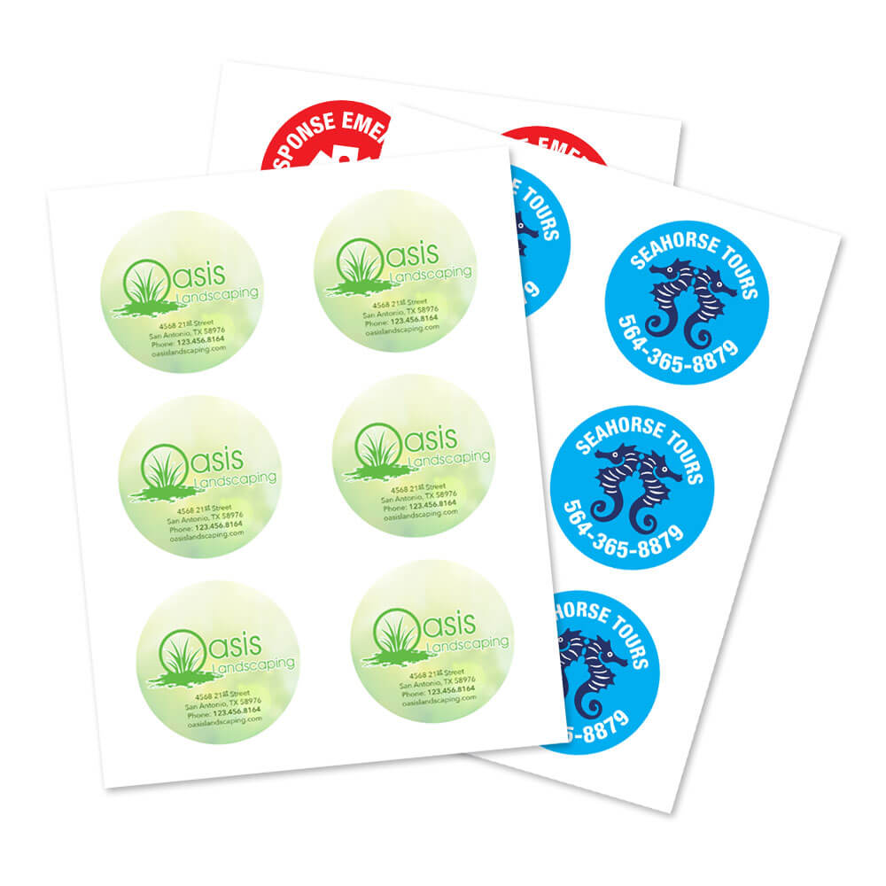 Round Labels & Stickers